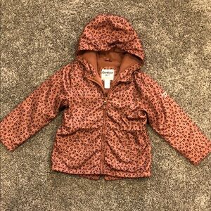 OshKosh B'gosh Kids Leopard Print Jacket - Brown